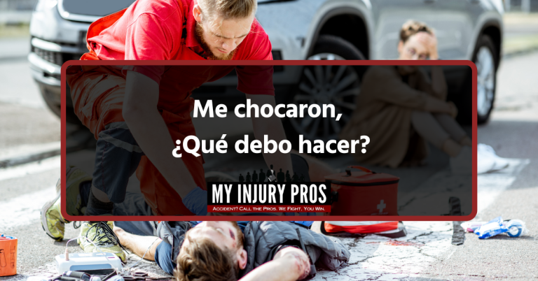 me chocaron que debo hacer