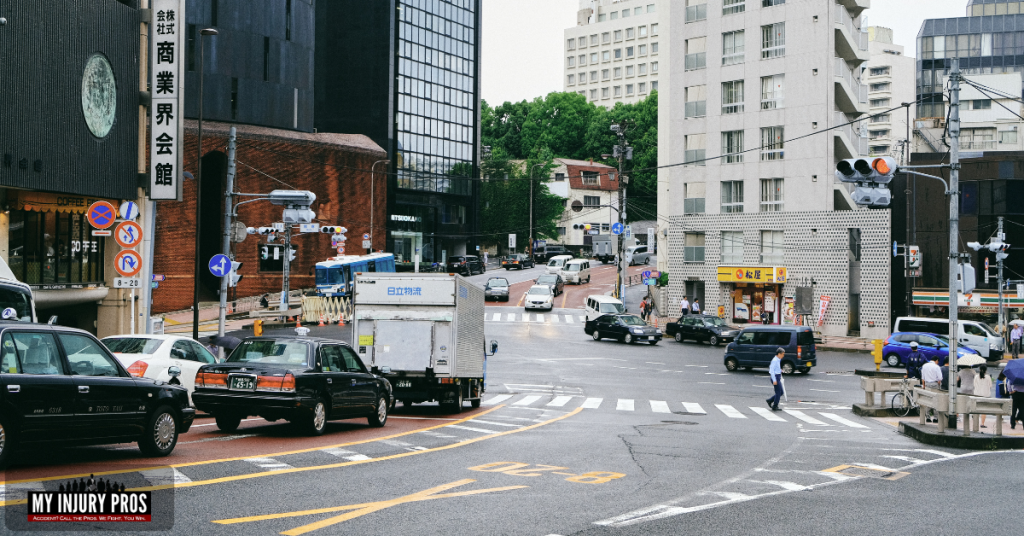 California roadway where leading cause of injuries in traffic collisions California occurs