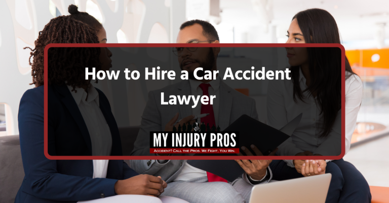 client consulting with a car accident lawyer about a personal injury claim after a car crash