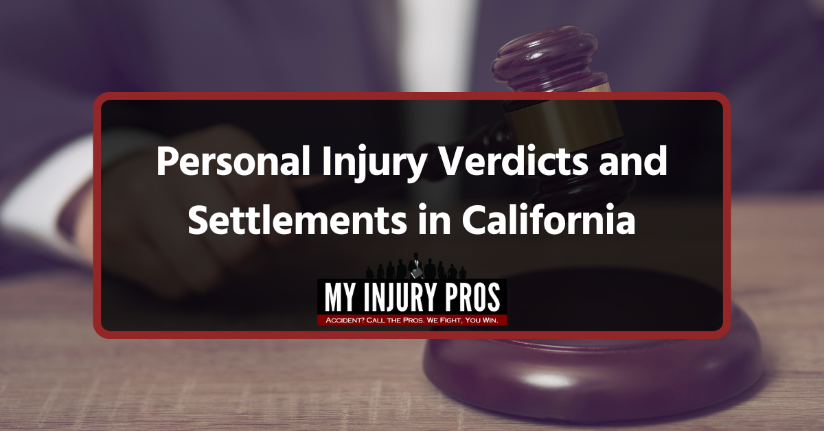 personal injury verdicts and settlements california